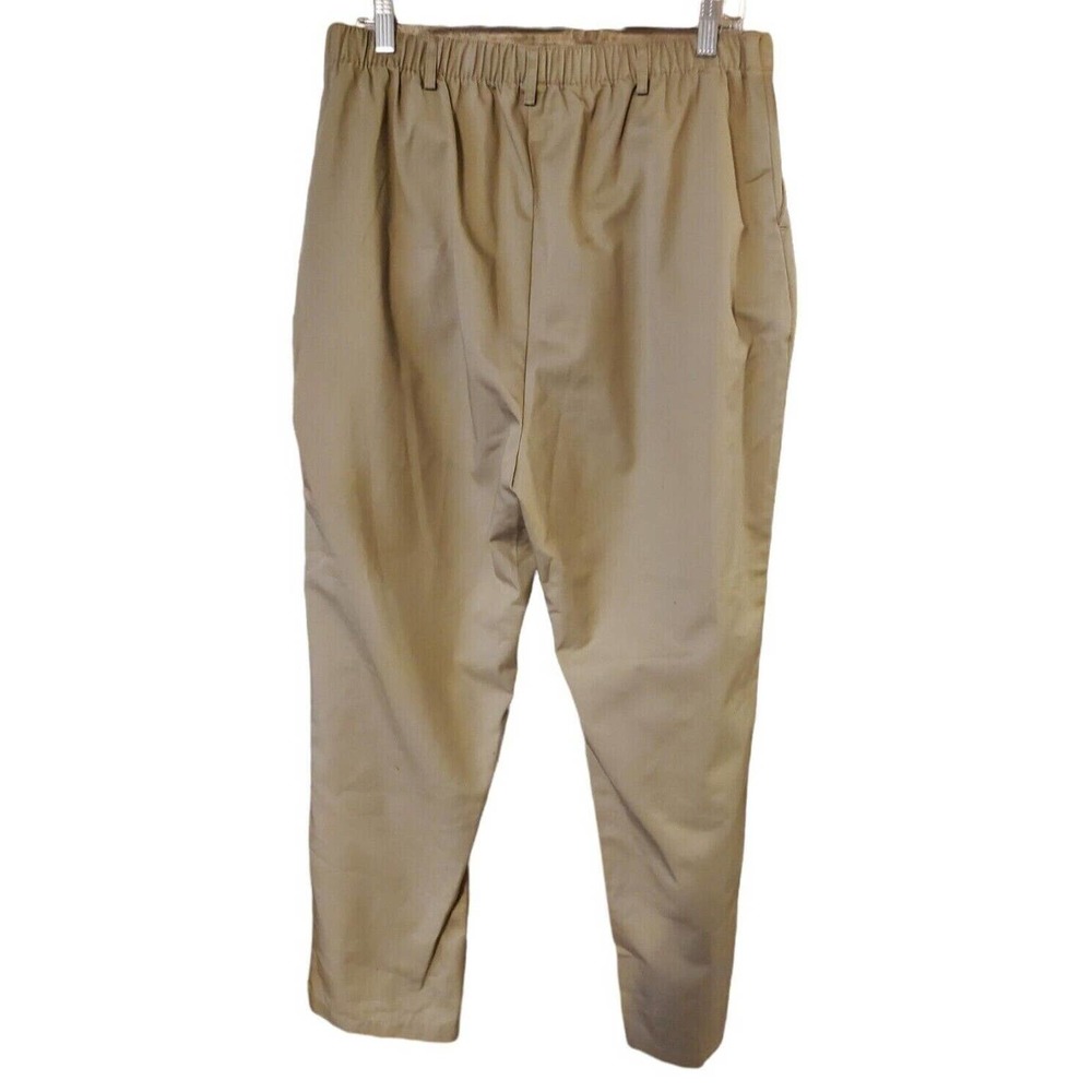 Lands End Fit 3 Tan Chino Khaki Pants Sz 14 or 34" X 30" - Picture 2 of 4